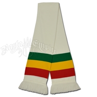 Rasta White Scarf