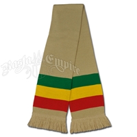 Rasta Khaki/Tan Scarf