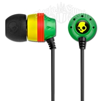 Rasta SkullCandy Ink'd In-Ear Buds