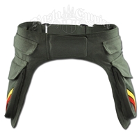 Rasta Canvas Hip Sac with Pockets