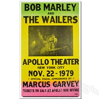 Bob Marley And The Wailers Apollo Theater Poster