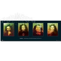 Bob Marley Faces Wide Poster 21