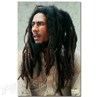 Bob Marley Long Dreads Portrait Poster 24