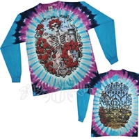 Grateful Dead 30th Anniversary Tie Dye Long Sleeve T-Shirt - Men's