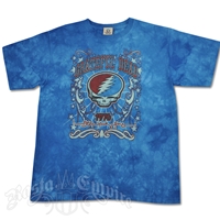 Grateful Dead 1976 SYF Blue Tie Dye T-Shirt - Men's
