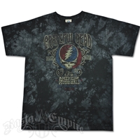 Grateful Dead American Music Hall Black Tie Dye T-Shirt - Men's