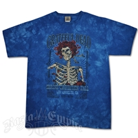 Grateful Dead Shrine Exhibition Hall Blue Tie Dye T-Shirt - Men's