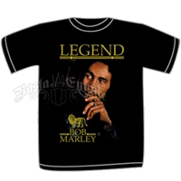 Bob Marley Legend Black T-Shirt - Men's