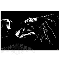 Bob Marley In Concert B & W Poster 24