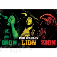 Bob Marley Iron Lion Zion Poster 36