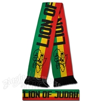 Rasta Lion of Judah Stripe Scarf