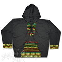 Rasta and Reggae Poncho