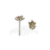Leaf Nose Stud Body Jewelry