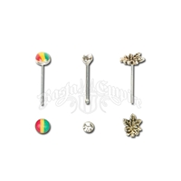 Nose Stud Body Jewelry Set