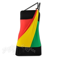 Rasta and Reggae Mini Over One Shoulder Strap Dress