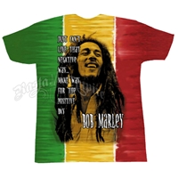 Bob Marley Positive Day Tie Dye T-Shirt - Men's