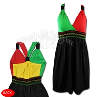 Rasta and Reggae Bungee Short Dress