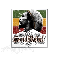 Bob Marley Soul Rebel Sticker