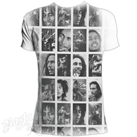 Bob Marley Boxes White T-Shirt - Men's