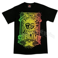 Sublime Rasta Smoke Two Joints Black T-Shirt – Men’s