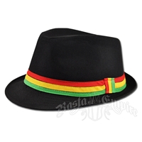 Rasta Black Top Hat