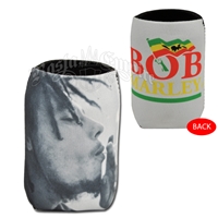 Bob Marley Smoking Can Koozie Beverage Cooler