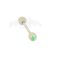 Leaf Barbell Body Jewelry