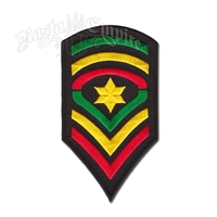 Rasta Star Badge Patch