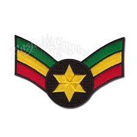 Rasta Star Wing Patch