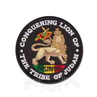 Rastafari Conquering Lion Of The Tribe of Judah Patch