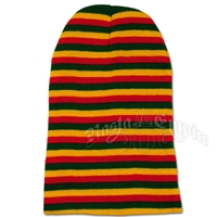 Rasta Super Long Beanie