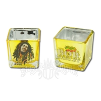 Bob Marley Square Shot Glass & Candle Holder - One Love