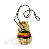 Hemp Sachel With Rasta Stripe