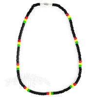 Rasta Coco Beads Choker