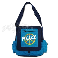 Rasta Peace Sign Shoulder Bag