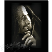 Bob Marley Legend Black & White Fleece Throw