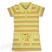 Dub Wise Little Girls Rasta Polo Dress