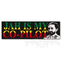 Jah Is My Co-Pilot Sticker