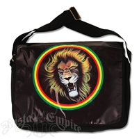 Dub Wise Lion in Rasta Messenger Bag