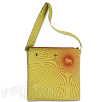 Dub Wise Sunburst Lion Record Bag - Khaki