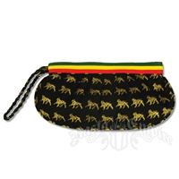 Dub Wise Rasta Lion Wristlet - Black