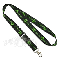 Distressed and Splatter Pot Leaf Legalize Landyard