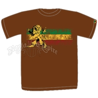 Standing Lion Chestnut Rasta T-Shirt - Men's
