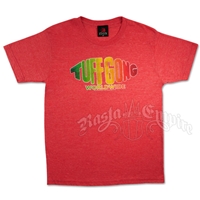 Rasta Tuff Gong Logo Heather Red T-Shirt - Men's