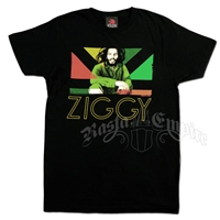 Ziggy Marley Rasta Wild & Free Black T-Shirt - Men's