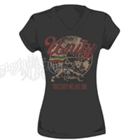 Unity & Lion of Judah Dark Chocolate T-Shirt - Women's