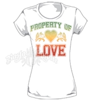 Rasta Lion of Judah Love White T-Shirt - Women's