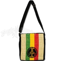 Rasta Peace Sign Shoulder Bag