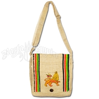Rasta Lion Hemp Shoulder Bag