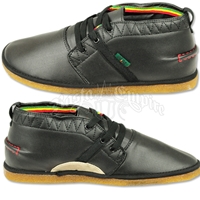 Bob Marley Pipeline Black Leather Shoes – Men’s